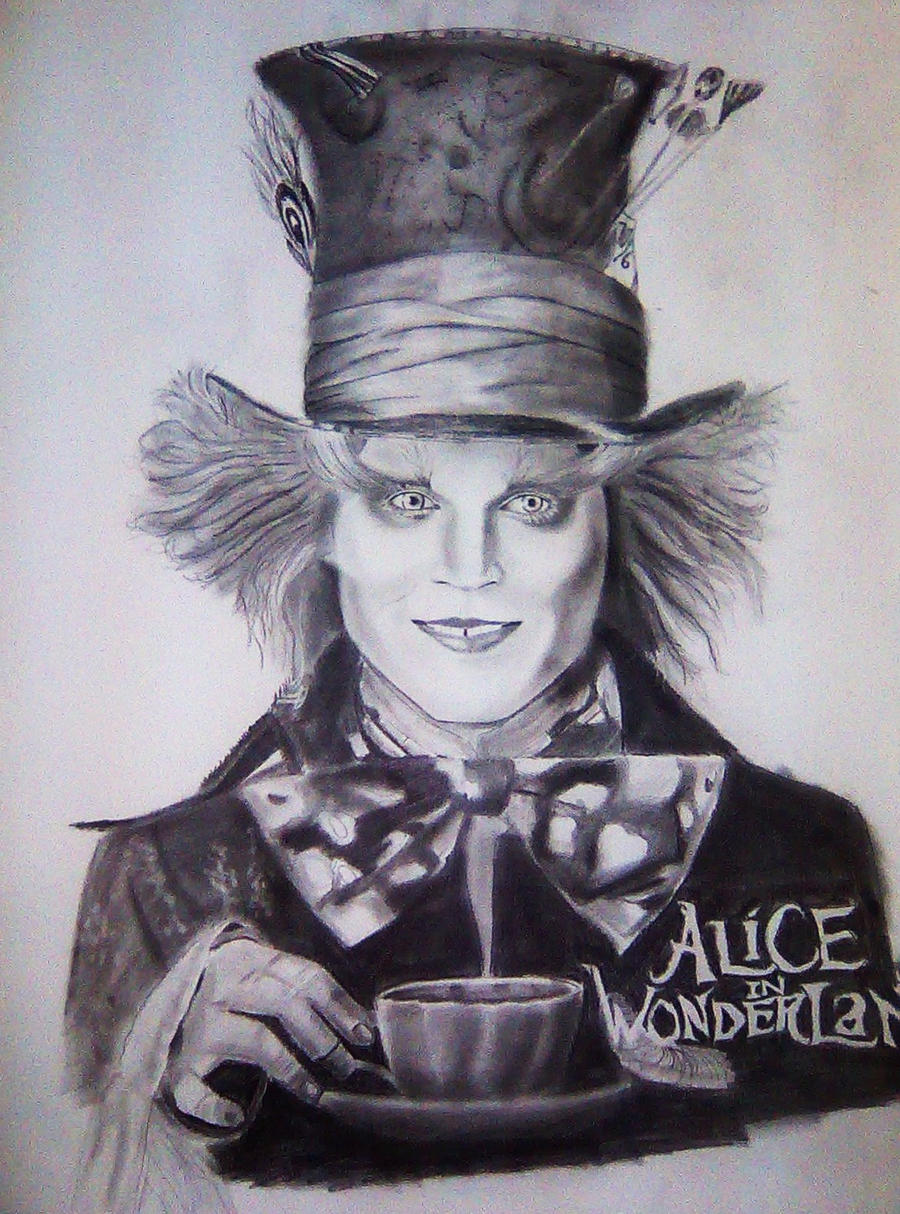 mad hatter johnny depp coloring pages - photo #50