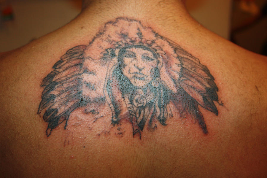 native indian tattoo by