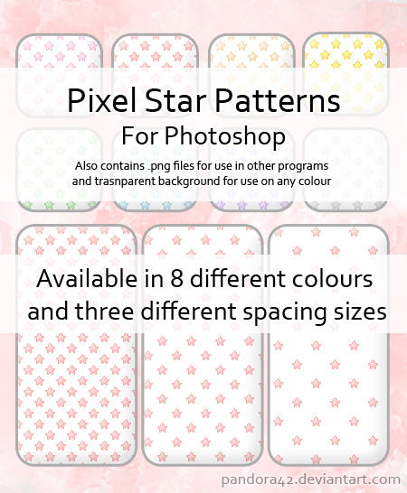 Pixel Star Patterns for PS by