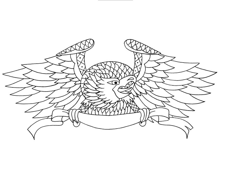 eagle and snake coloring pages - photo #42