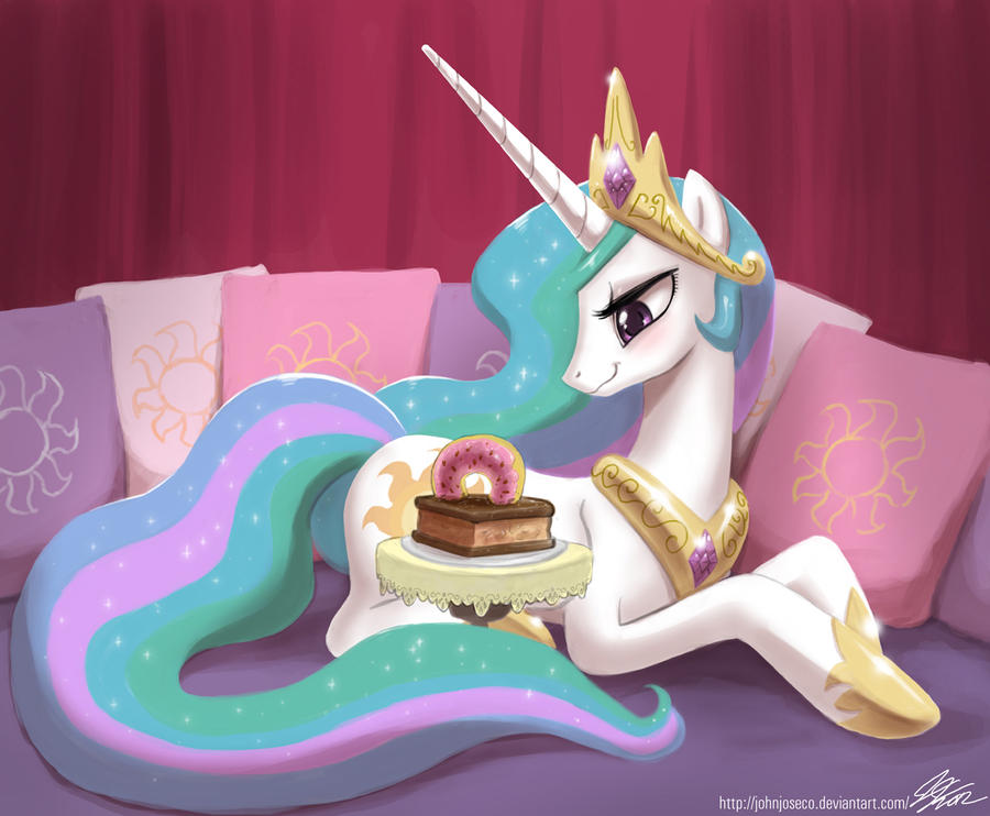 princess_celestia_and_her_cake_by_johnjoseco-d4vgx0w.jpg