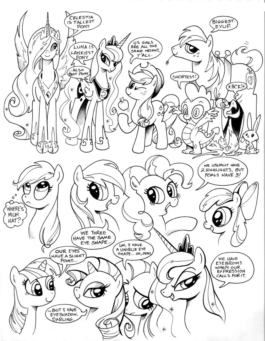 mane 6 coloring pages - photo #31