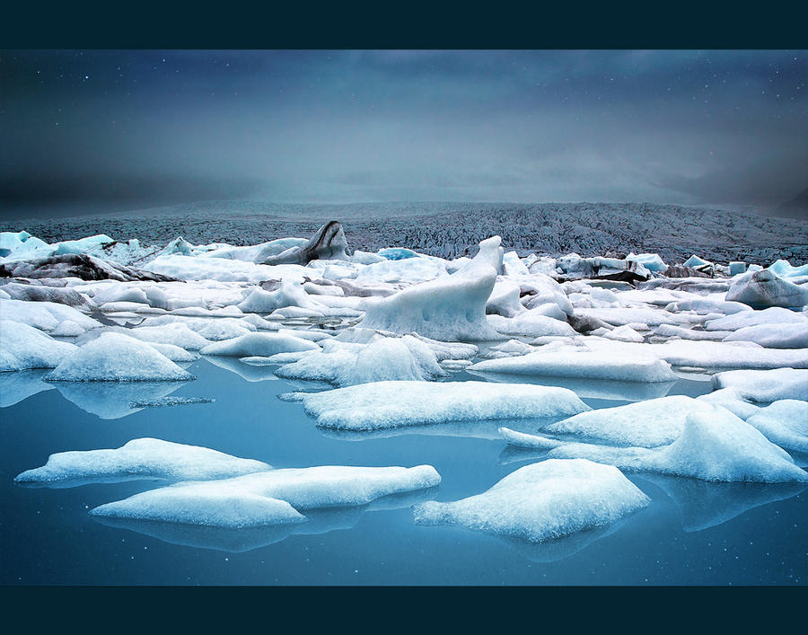 Fjallsarlon Glacier Lagoon by MOEYart on DeviantArt