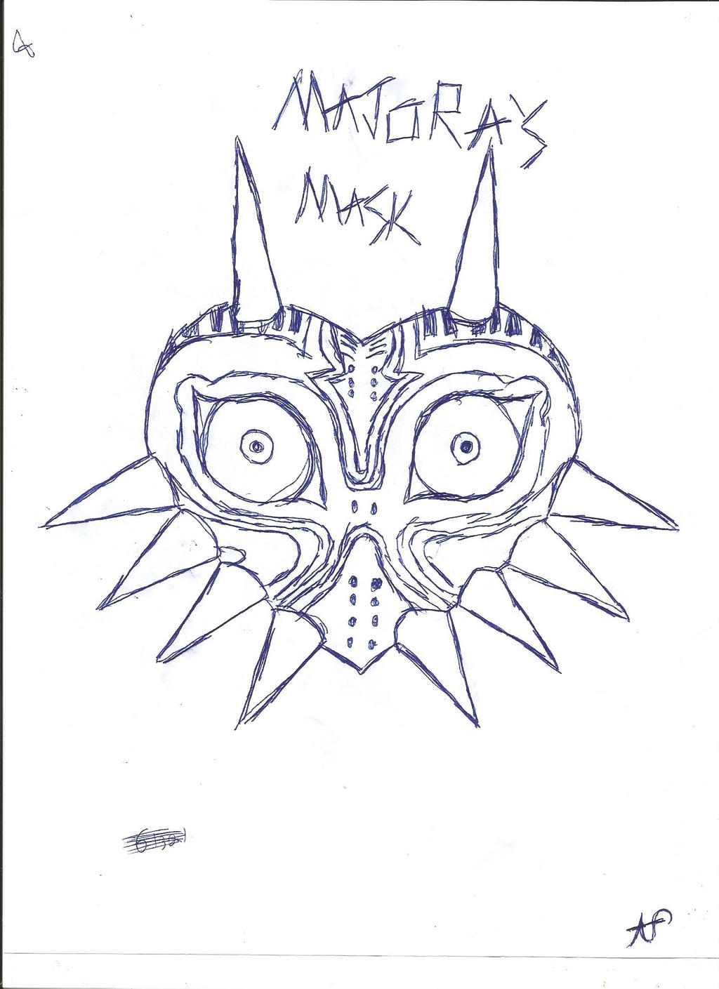 Major'S Mask Drawing 106