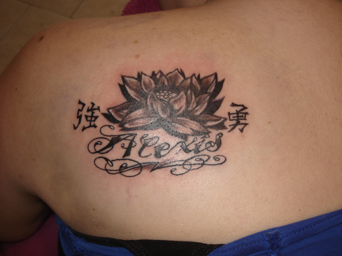 flower tattoo lotus flower