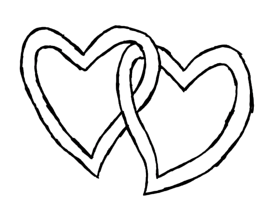 interlocking hearts clip art free - photo #50