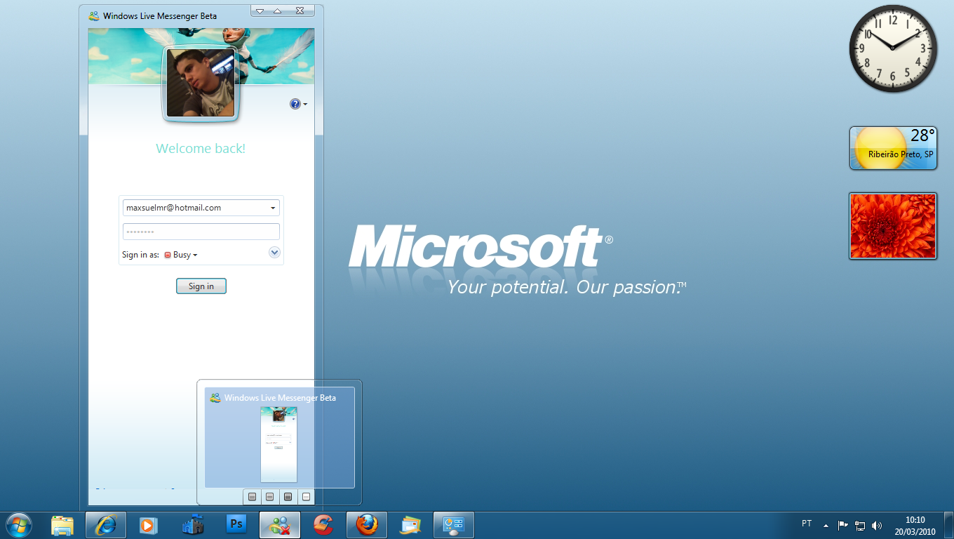 Windows Live Messenger For Windows 7