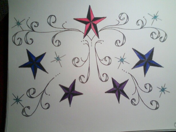 scattered nautical stars by SIREN757 on deviantART nautical star drawings
