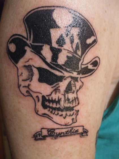joker tattoos19. ere skull