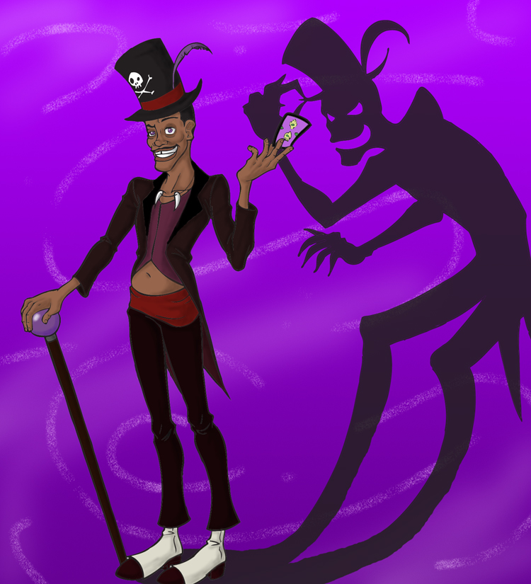 Shadow man princess and the frog