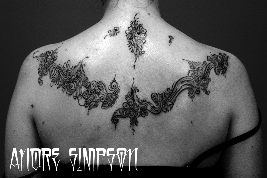 Ornamental flower tattoo | Flower Tattoo