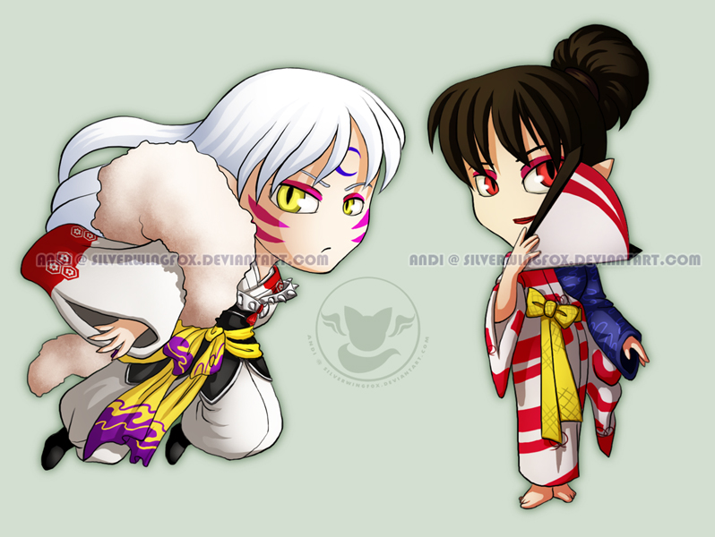 sesshomaru and kagome. Isnt a apparent that no one in to see sesshomaru Kagome, falling for jewel