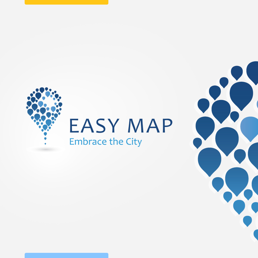 logo design for easy map by amynsattani designs interfaces logos 
