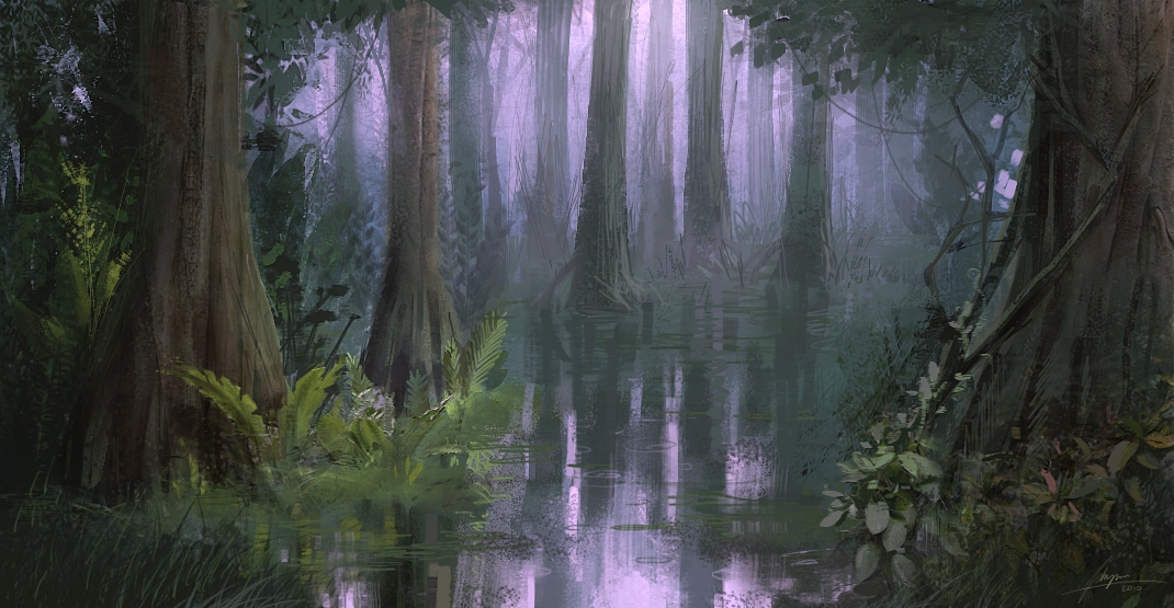 swamp by freelancerart