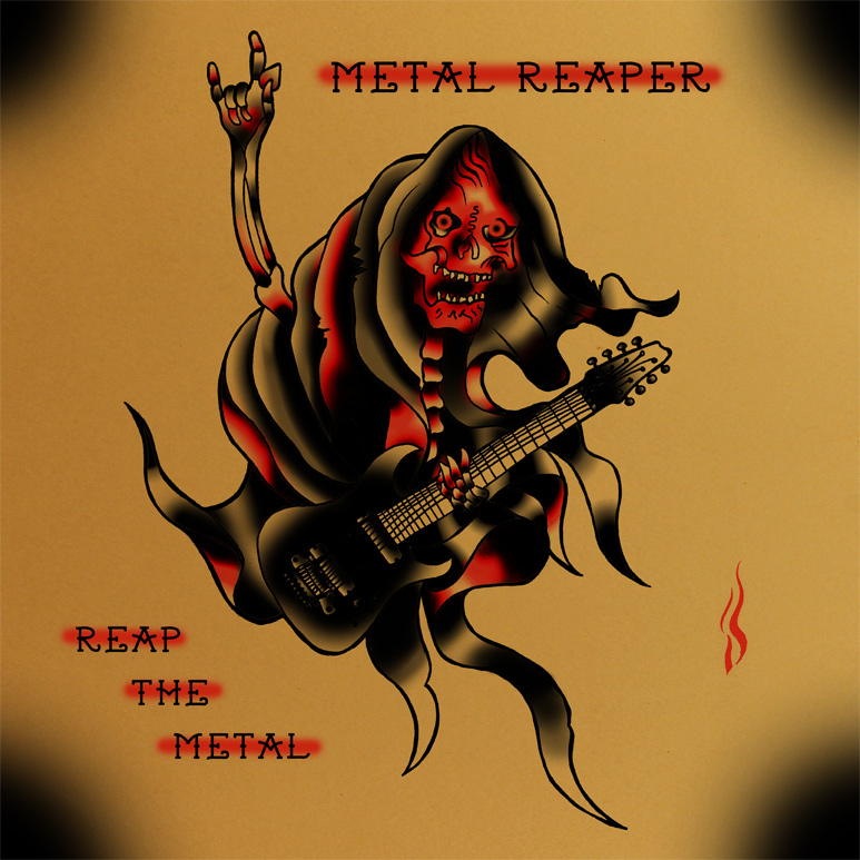 Metal Reaper | Flower Tattoo