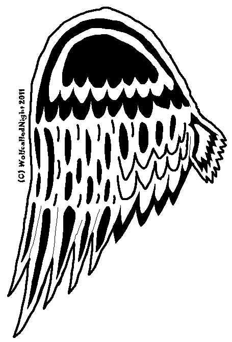 Angel Wing Tribal by WolfcalledNight on deviantART