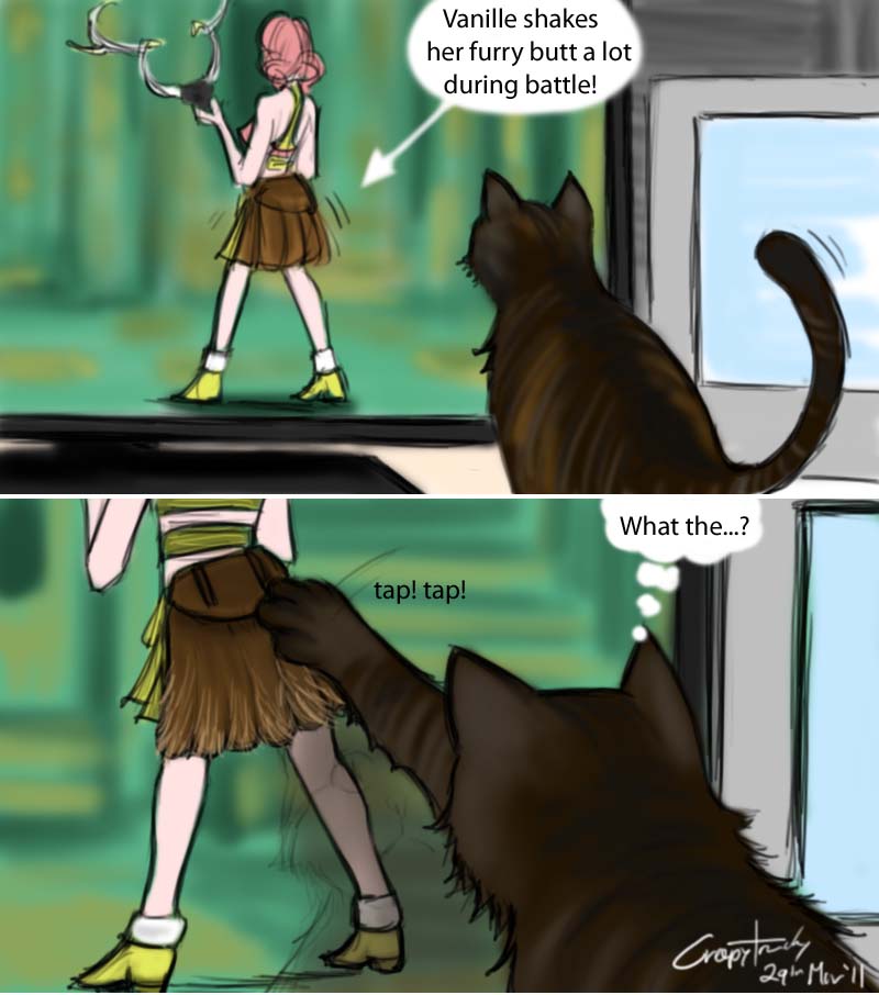 Vanille's butt and Pussy by CreepyTrucky on deviantART