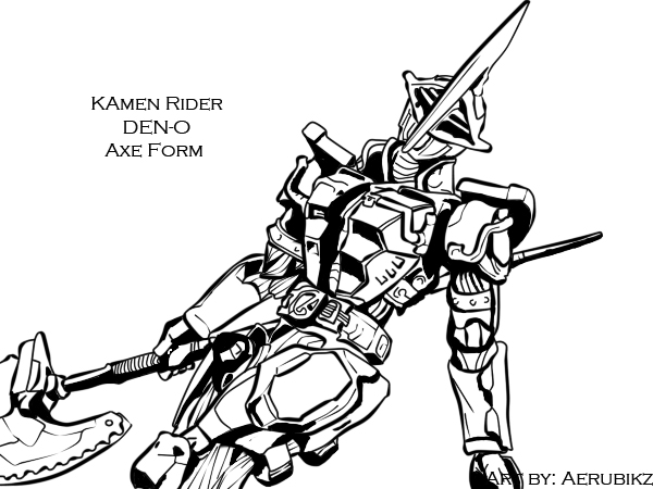 kamen rider coloring pages - photo #40