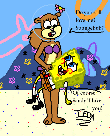 Download this Spongebob And Sandy Drawing Video Iedasb picture