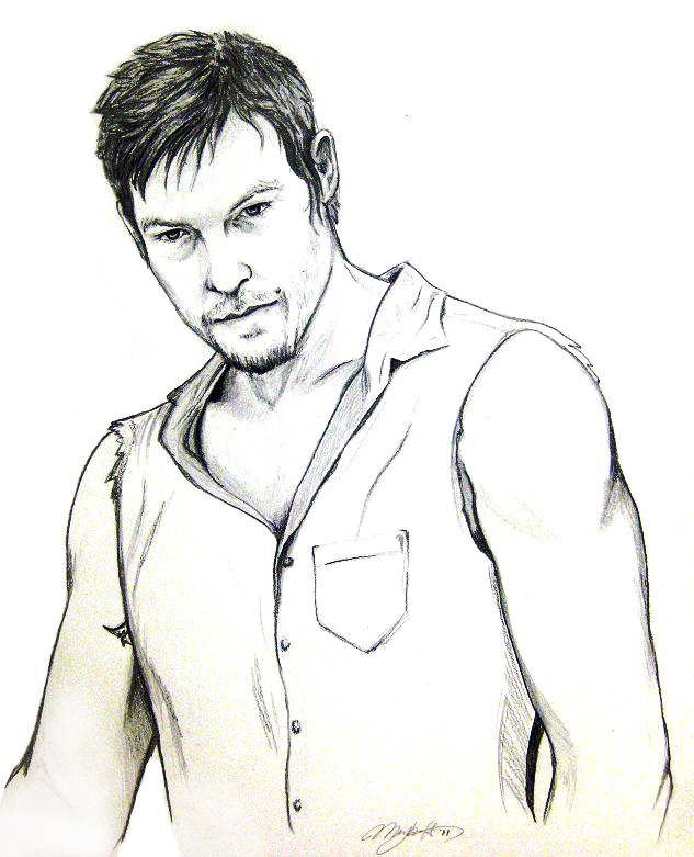 daryl dixon coloring pages - photo #2