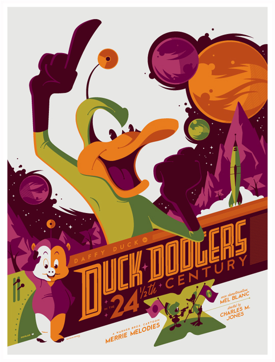 Daffy duck som Duck Dodgers