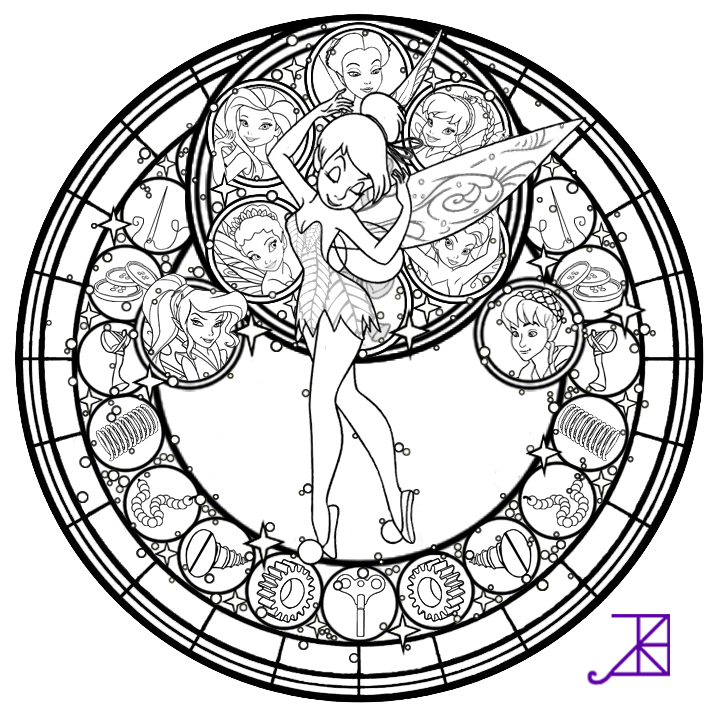 fairy mandala coloring pages - photo #14
