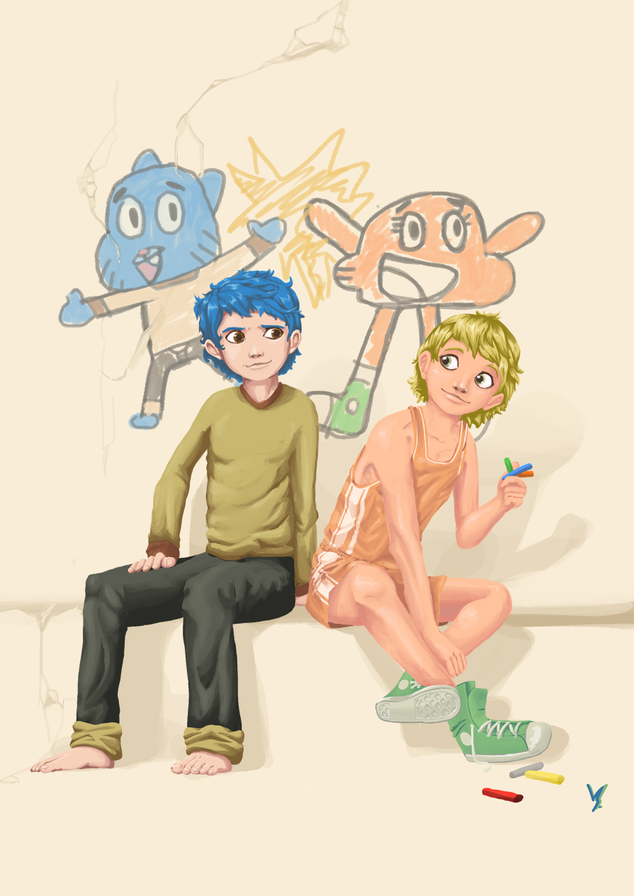 Gumball And Darwin By Versus Victor On Deviantart