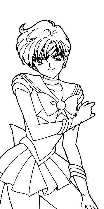 sailor neptune coloring pages - photo #22