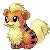 FREE Bouncy Growlithe Icon by Kattling
