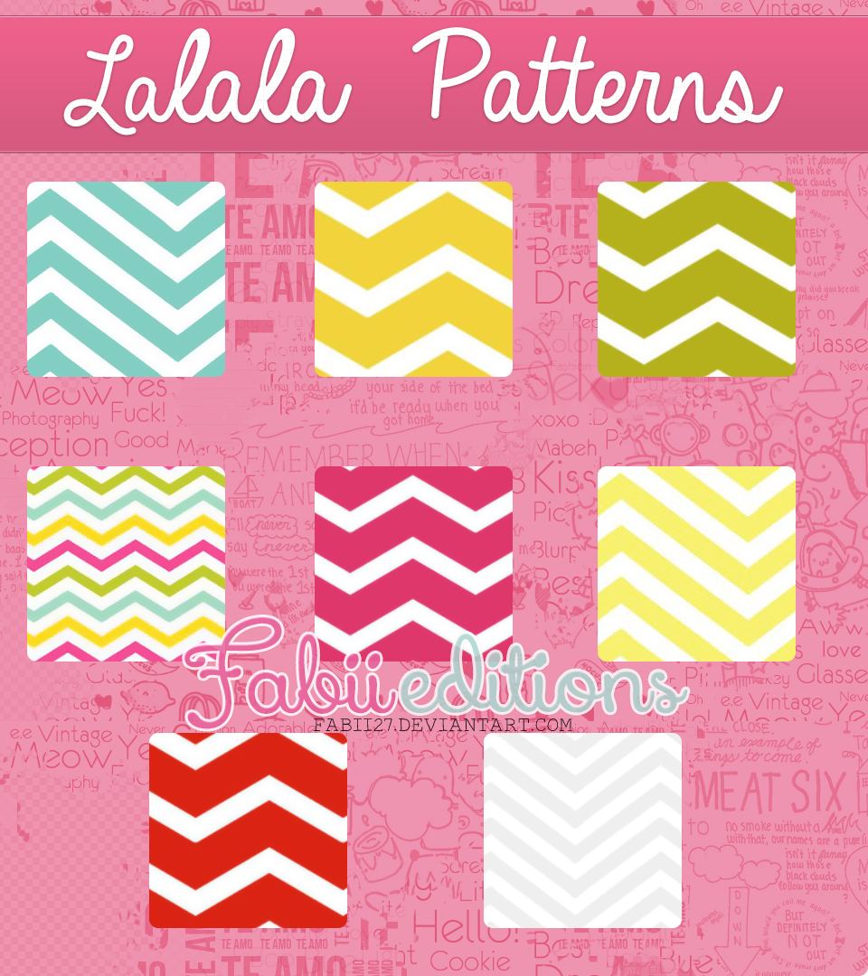 Lalala patterns by fabii27
