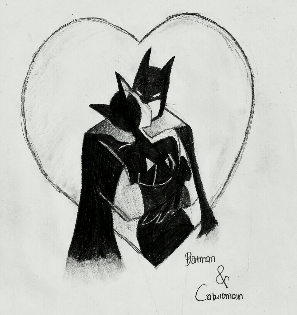 Batman x Catwoman kiss - Chase Me by qBATGIRLq on DeviantArt