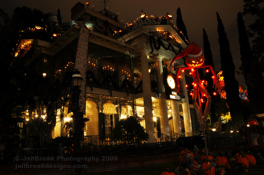 Nightmare Before Christmas Haunted Mansion - Disneyland 2009