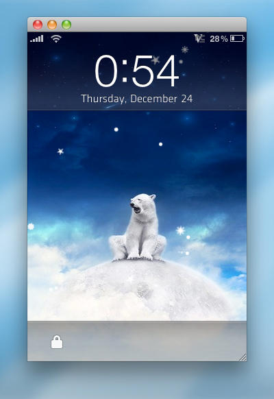 Iphone Default Wallpaper on Lockscreen Snow 3 0 By  Plizzo On Deviantart