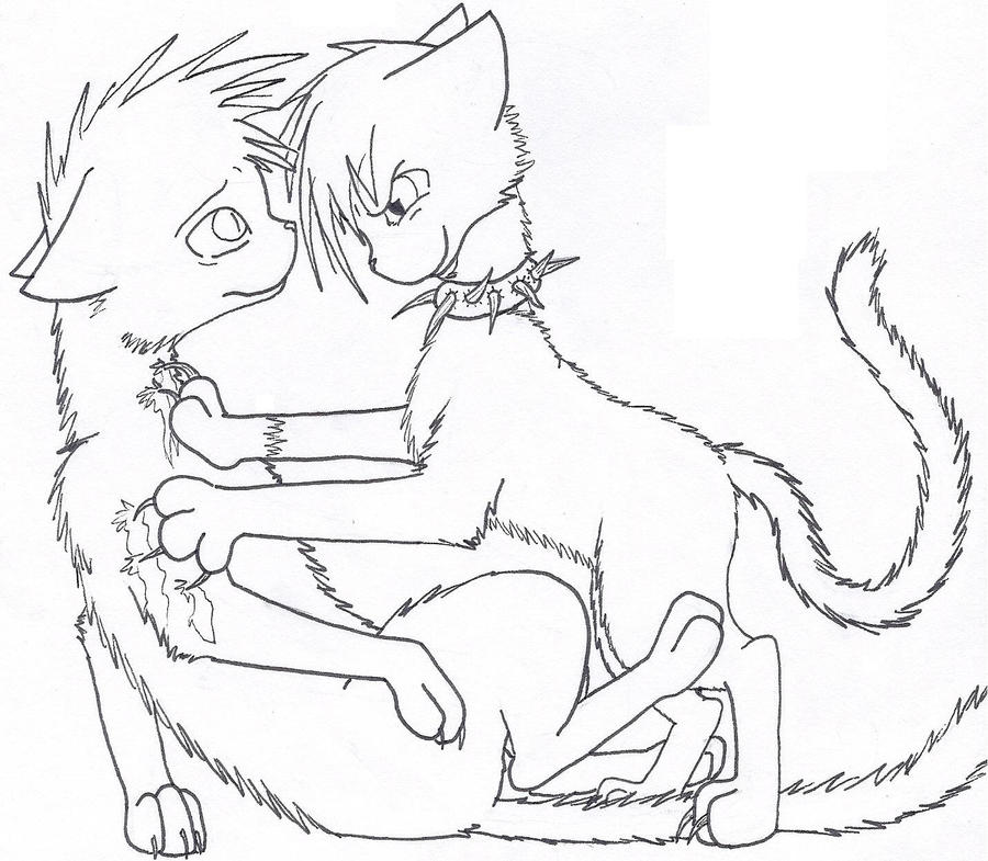 warrior cat coloring pages - photo #10