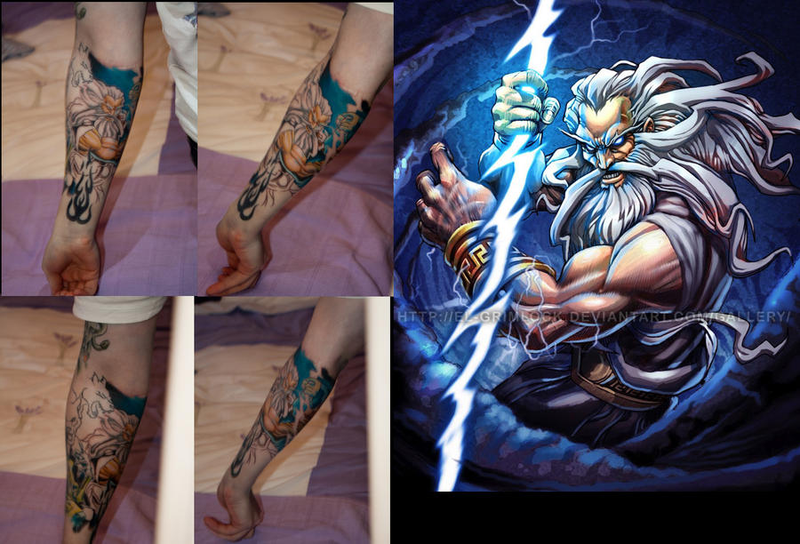 Design of Zeus Tattoo
