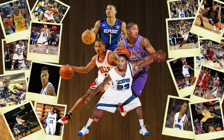 derrick rose background. Derrick Rose Background by