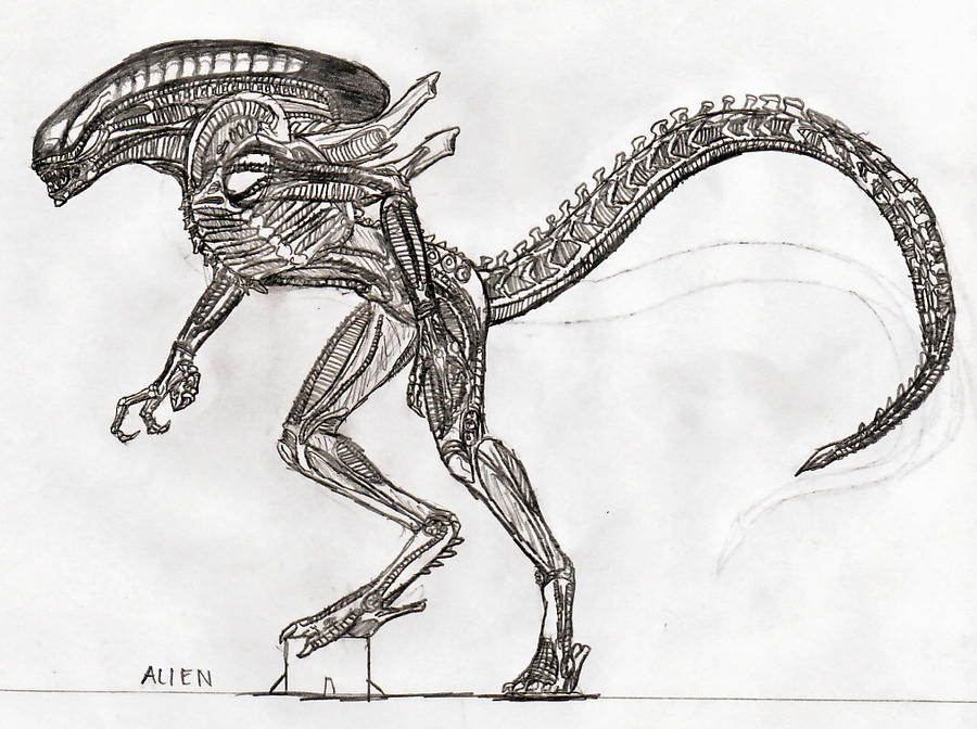 Redesigned_Alien_Drone_by_TITANOSAUR