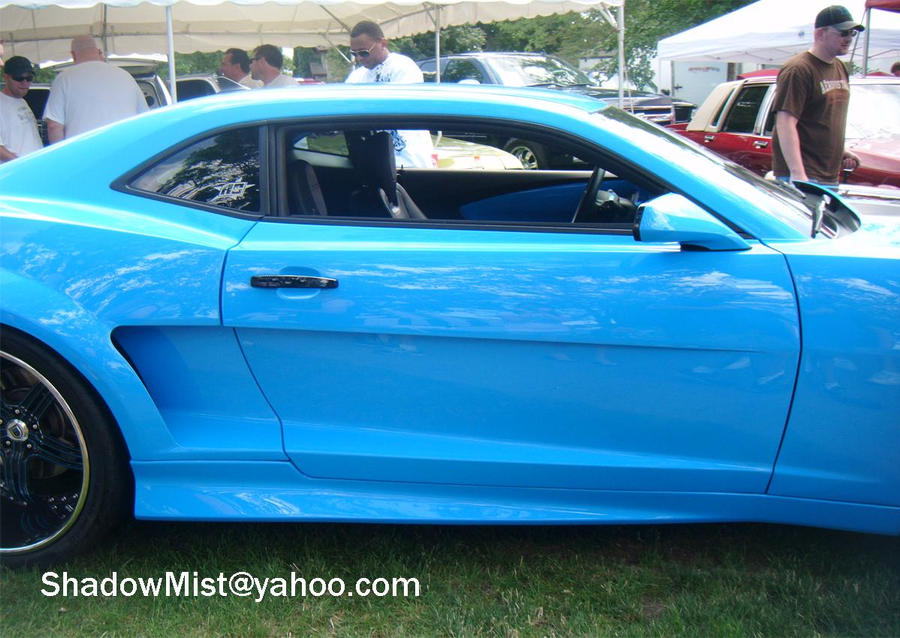 Light Blue Camaro Side view by shadowlikethemist on deviantART