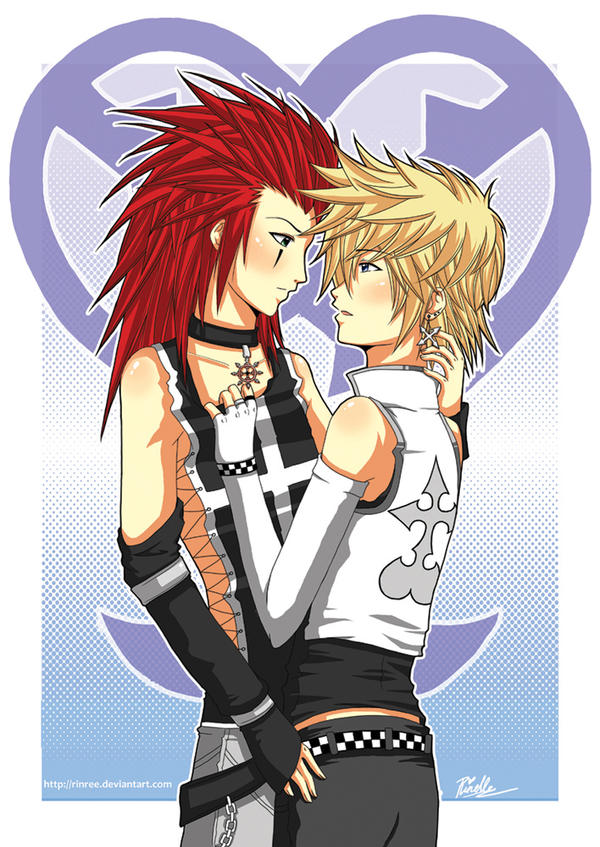 axel and roxas. Axel x Roxas Colored by