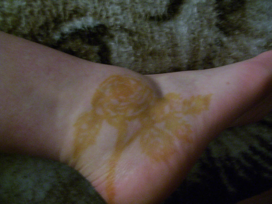 Rose Henna on ankle by evilsmilyface on deviantART