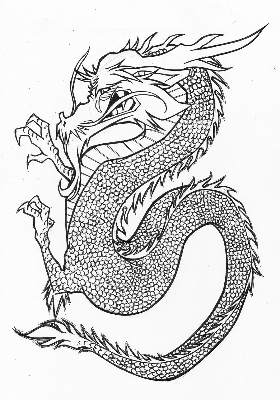Japanese Dragon Ink by