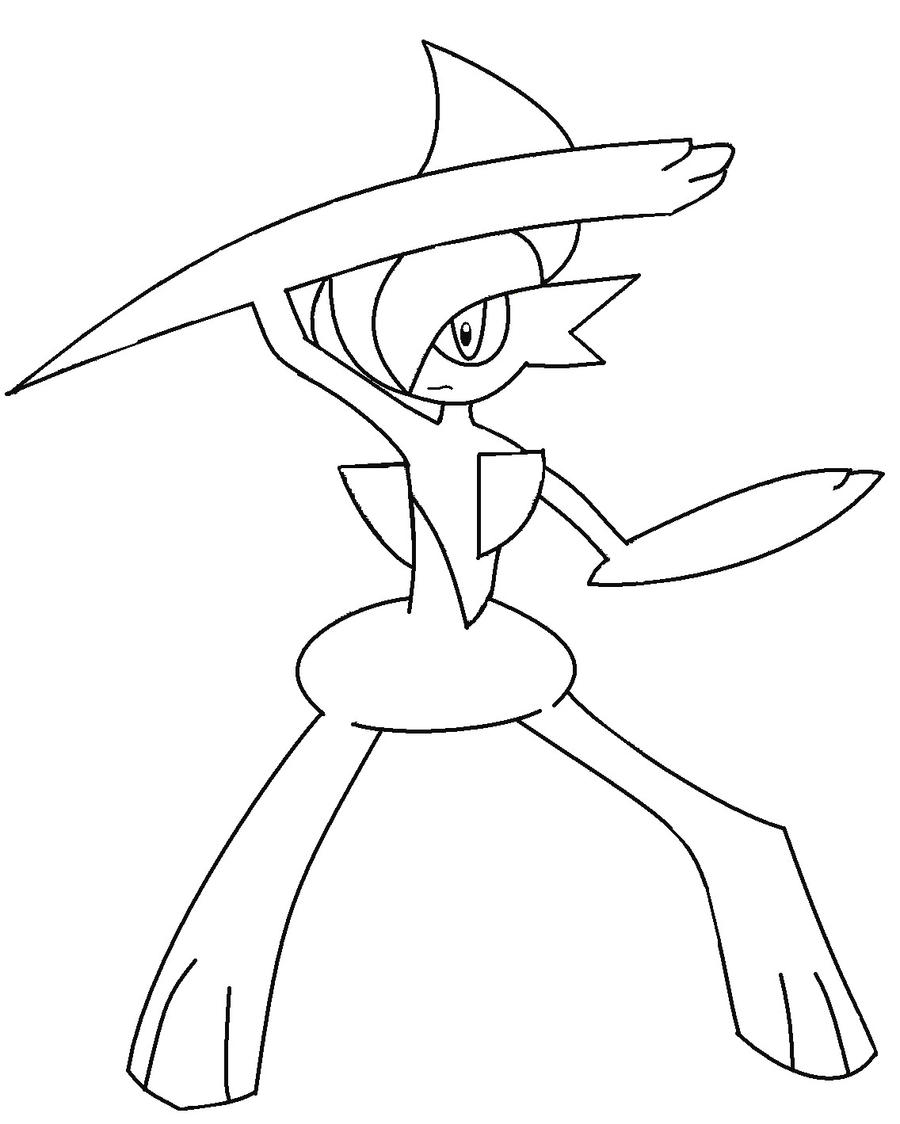 gallade coloring pages - photo #1