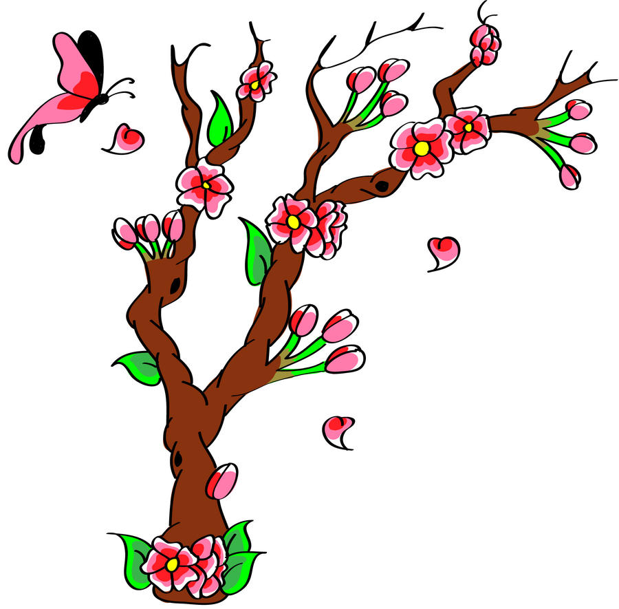 Cherry Blossom Tree by