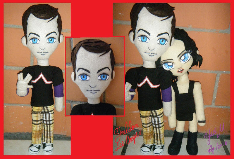 Sheldon Cooper plushie by PlacebicYue on deviantART