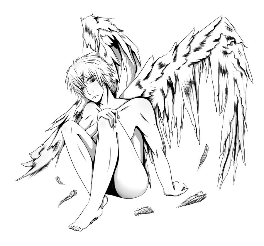 Fallen Angel by chiichanny on deviantART