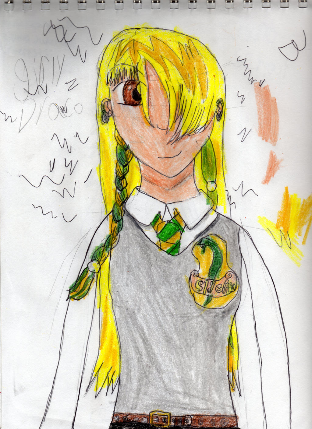 Draco Malfoy as a girl by