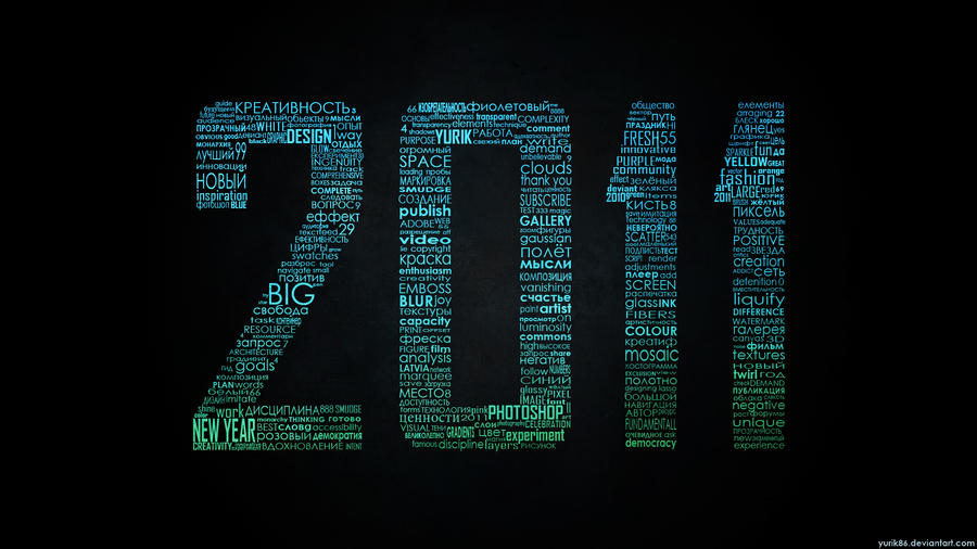 Typography, 2011 Wallpapers and Calendar Designs