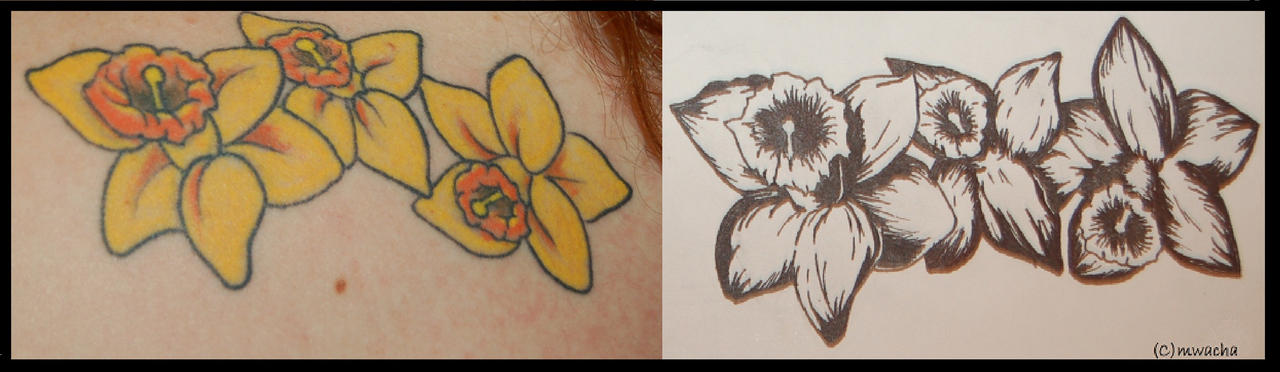 Daffodil Tattoo | Flower Tattoo