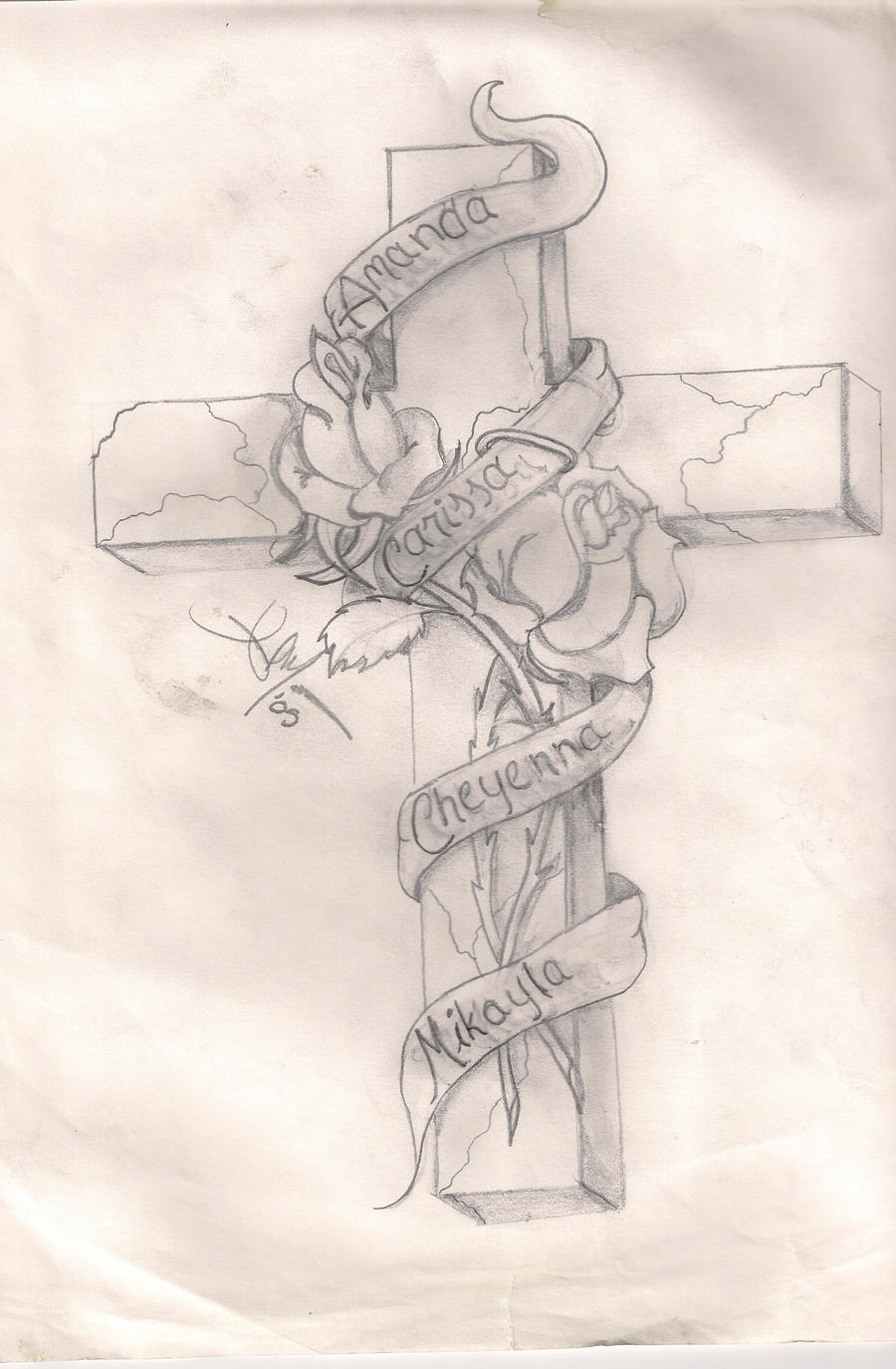 Tattoo Cross 2 by ~rennisance