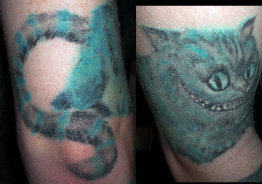Cheshire Cat tattoo by